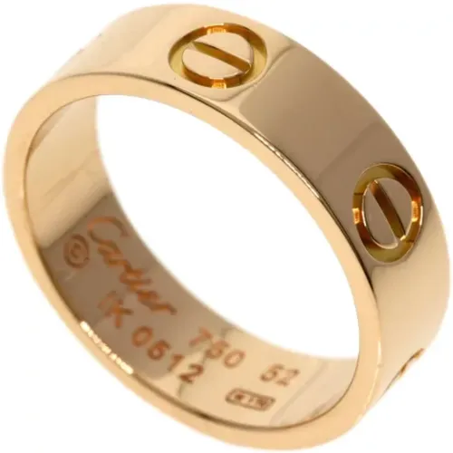 Pre-owned Rose Gold rings , female, Sizes: ONE SIZE - Cartier Vintage - Modalova