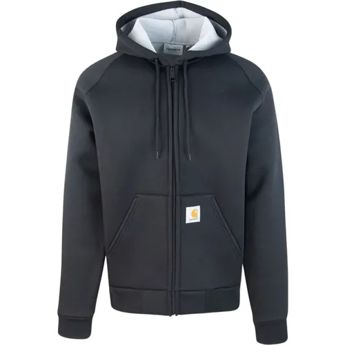 Schwarze Kapuzenjacke Warm Wasserdicht , Herren, Größe: S - Carhartt WIP - Modalova