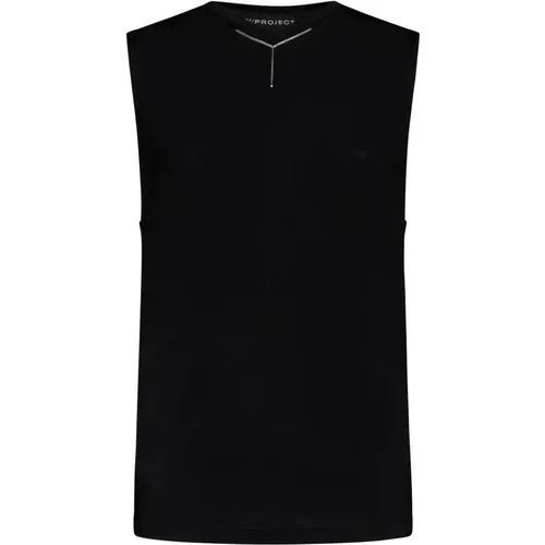 Schwarzes Chrome Tank Top , Damen, Größe: M - Y/Project - Modalova