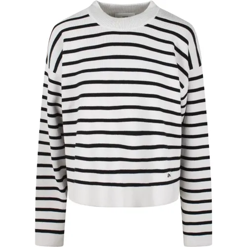 AMI Striped Sweater , male, Sizes: M, L - Ami Paris - Modalova