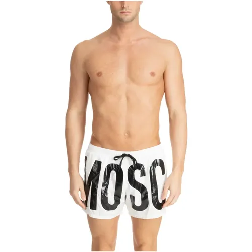 Badehose,Weiße Sea Kleidung Boxershorts - Moschino - Modalova