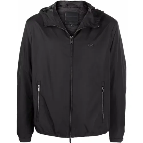 Nylon Blouson Jacket , male, Sizes: 2XL, XL, M - Emporio Armani - Modalova