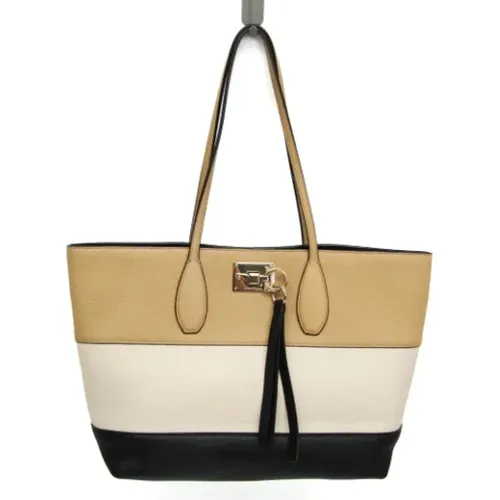 Pre-owned Leather totes , female, Sizes: ONE SIZE - Salvatore Ferragamo Pre-owned - Modalova