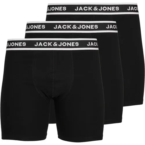 Jack Jones Unterhose Solid Boxer Briefs 3er Pack , Herren, Größe: M - jack & jones - Modalova
