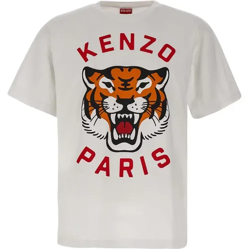 Paris T-shirts and Polos , male, Sizes: M, S - Kenzo - Modalova