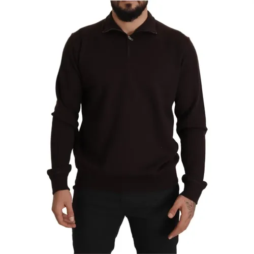 Luxuriöser Kaschmir-Zip-Pullover - Dolce & Gabbana - Modalova