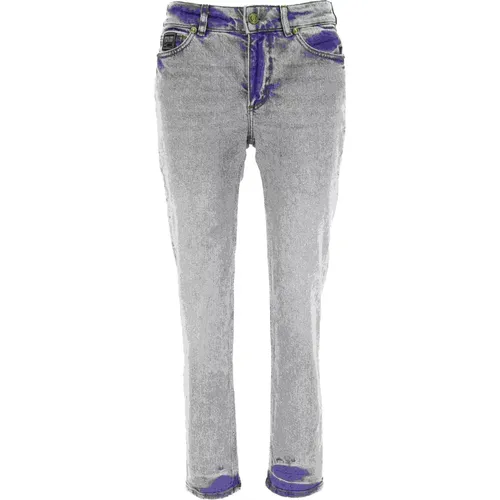 Hose , Damen, Größe: W30 - Versace Jeans Couture - Modalova