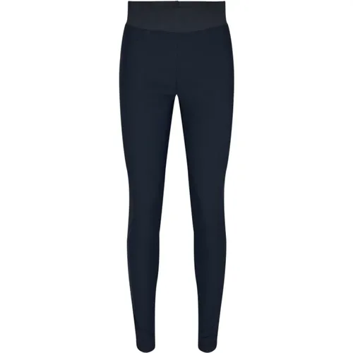 Hohe Taille Skinny Blaue Hose , Damen, Größe: M - FREEQUENT - Modalova