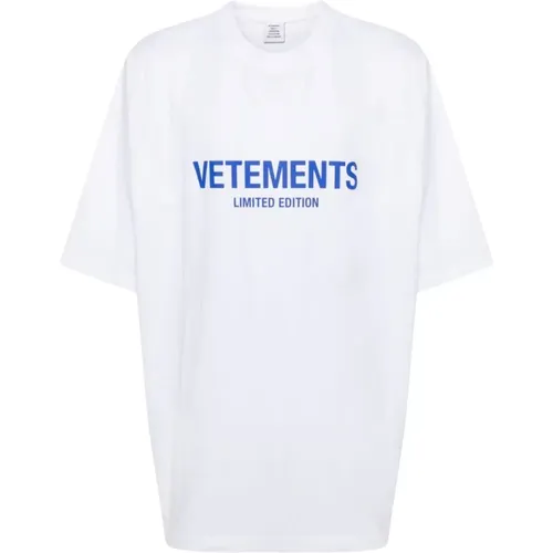 T-Shirts , Herren, Größe: L - Vetements - Modalova