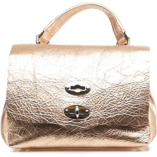 Goldene Handtasche für Frauen , Damen, Größe: ONE Size - Zanellato - Modalova