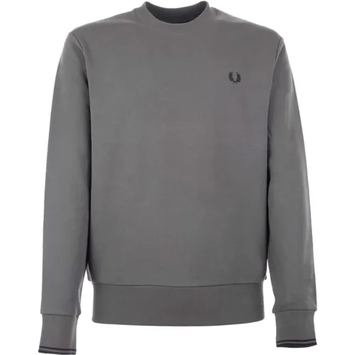 Authentic Crew -S Sweater , male, Sizes: S - Fred Perry - Modalova