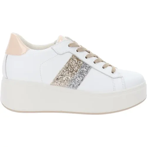 Leder Damen Sneakers Komfort und Stil , Damen, Größe: 40 EU - IGI&Co - Modalova