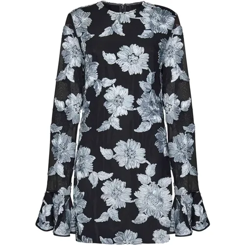 Grey 3D Flower Motif Dress , female, Sizes: M - Rotate Birger Christensen - Modalova