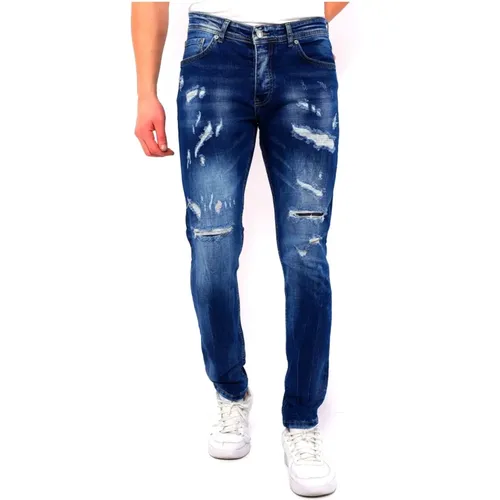 Slim Fit Jeans Stretch Männer - Dc-047 , Herren, Größe: W33 - True Rise - Modalova