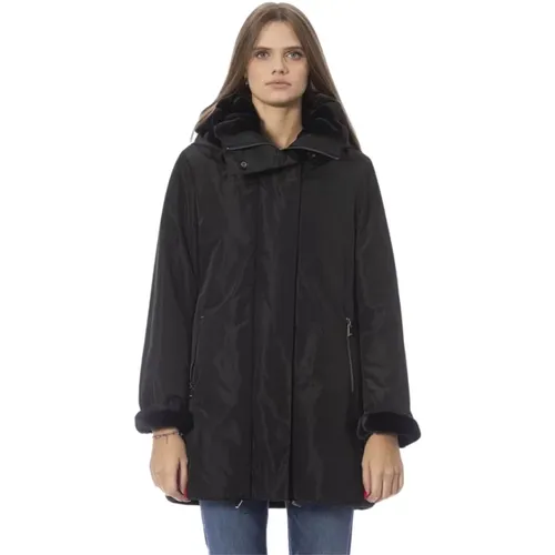 Wendbare Kapuzen Schwarze Jacke - Chic - Baldinini - Modalova