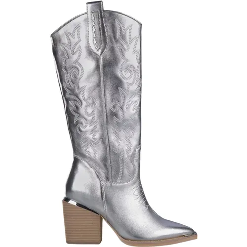 Womens Cowboy Boot Heel , female, Sizes: 3 UK, 8 UK, 6 UK, 7 UK, 4 UK, 5 UK - Alma en Pena - Modalova