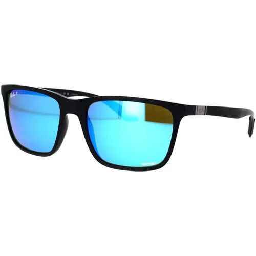 Polarized Sunglasses Mirrored Blue , unisex, Sizes: 58 MM - Ray-Ban - Modalova