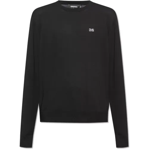 Pullover mit Logo , Herren, Größe: XL - Dsquared2 - Modalova