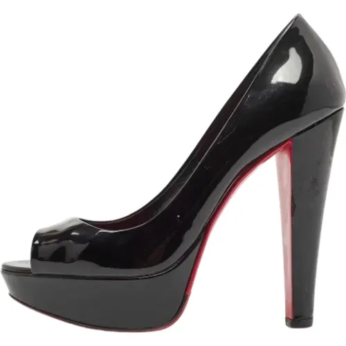 Pre-owned Leather heels , female, Sizes: 4 1/2 UK - Miu Miu Pre-owned - Modalova