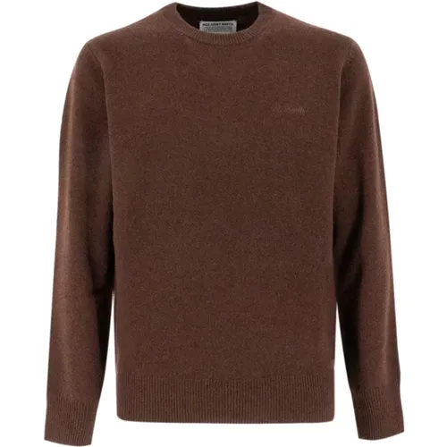 Weicher Wollpullover mit Stickerei , Herren, Größe: 2XL - MC2 Saint Barth - Modalova