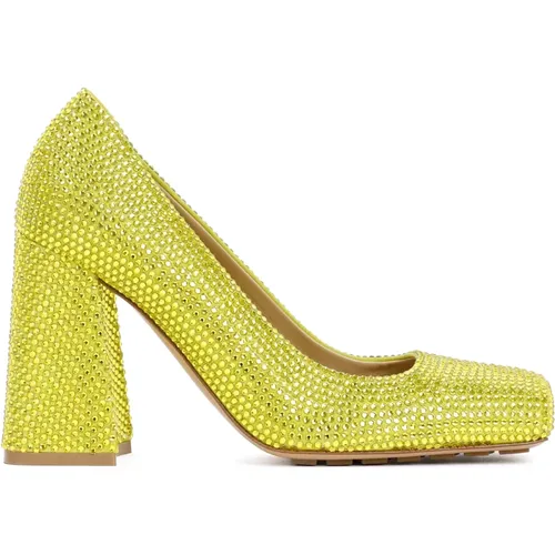 Tower Pumps in Kiwi Green , female, Sizes: 4 UK, 5 UK, 3 UK - Bottega Veneta - Modalova