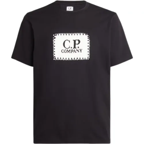 Cotton Jersey Stamp T-Shirt , male, Sizes: XL - C.P. Company - Modalova
