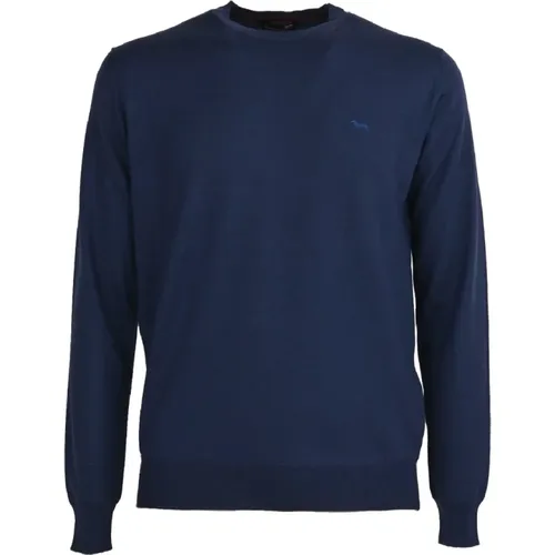 Minimalistischer Wollpullover für Herren , Herren, Größe: L - Harmont & Blaine - Modalova