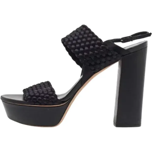 Pre-owned Satin sandals , female, Sizes: 7 UK - Casadei Pre-owned - Modalova
