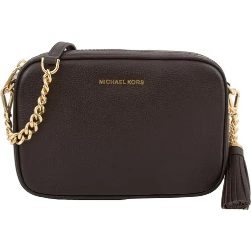 Braune Lederaccessoires , Damen, Größe: ONE Size - Michael Kors - Modalova