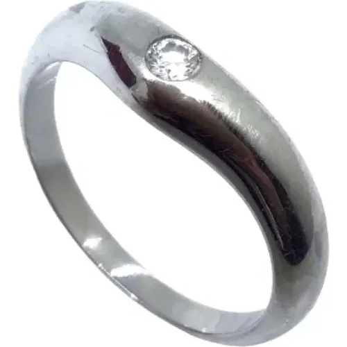 Pre-owned Platinum rings , female, Sizes: ONE SIZE - Bvlgari Vintage - Modalova