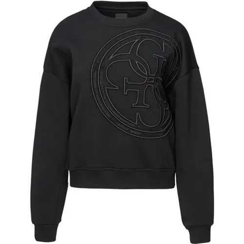 Damen Logo Sweatshirt , Damen, Größe: S - Guess - Modalova