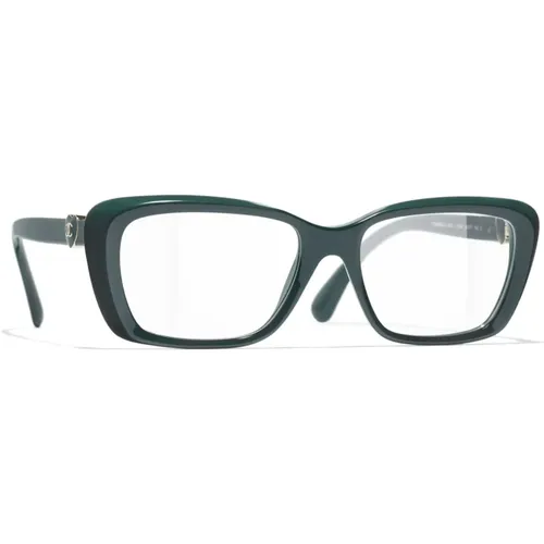 Grüne Optische Brille Stilvolles Modell,Schwarze Optische Brille Stilvoll und vielseitig - Chanel - Modalova