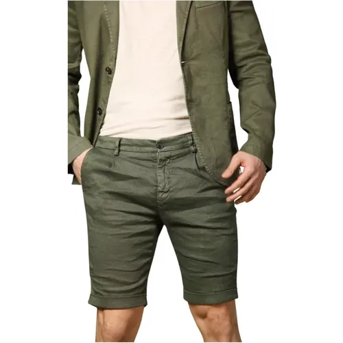 Herren Chino Bermuda Shorts Karottenpassform , Herren, Größe: 2XL - Mason's - Modalova