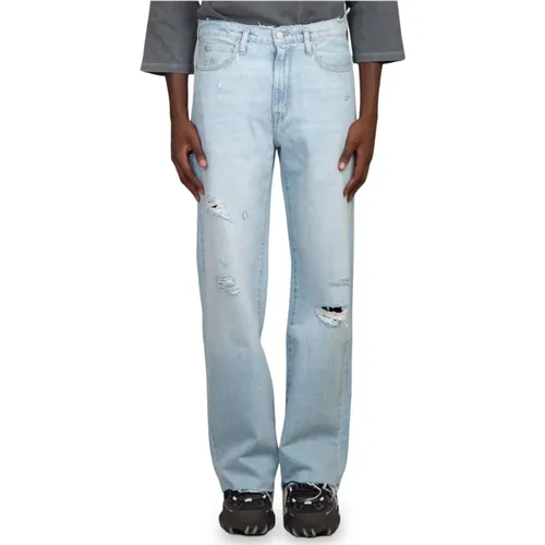 Klassische Gerades Jeans , Herren, Größe: W34 - ERL - Modalova