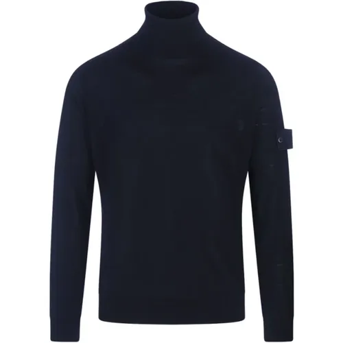 Wool Turtleneck Sweater in , male, Sizes: XL - Stone Island - Modalova