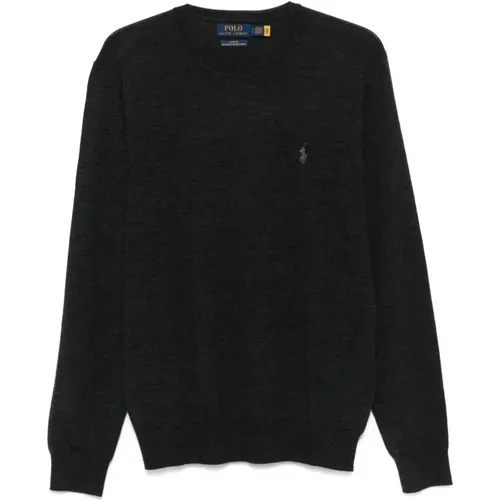 Graue Pullover , Herren, Größe: L - Ralph Lauren - Modalova