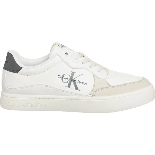 Plain Lace-Up Sneakers , male, Sizes: 11 UK, 10 UK, 6 UK, 7 UK, 8 UK, 9 UK - Calvin Klein Jeans - Modalova