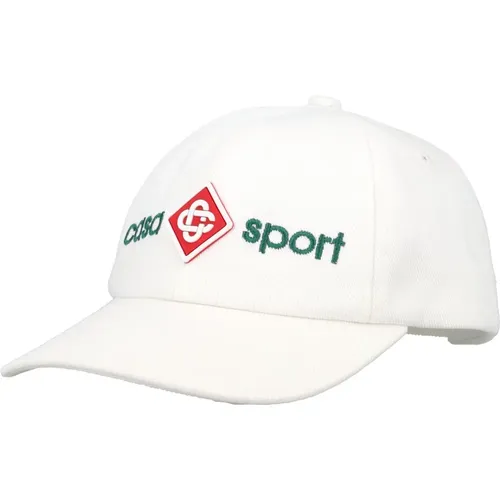 Casa Sport Logo Cap , male, Sizes: ONE SIZE - Casablanca - Modalova