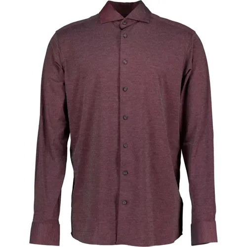 Bordeaux Long Sleeve Shirts , male, Sizes: M, XL, 3XL, 7XL - Eton - Modalova