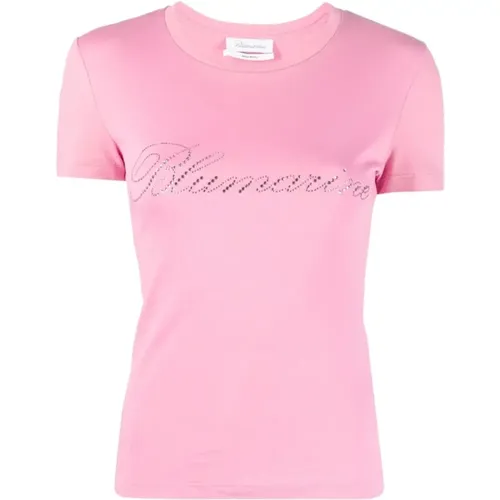 T-Shirts & Polos for Women , female, Sizes: XS, M - Blumarine - Modalova