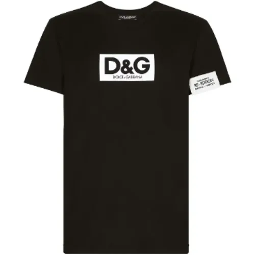 T-Shirts and Polos by Dolce Gabbana , male, Sizes: XS - Dolce & Gabbana - Modalova