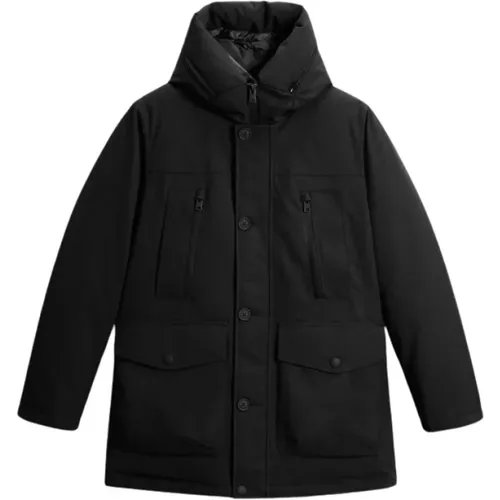 Arctic Parka in Schwarzem Poly Twill - Woolrich - Modalova