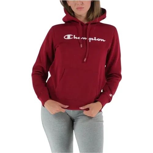 Classic Big Logo Hooded Sweatshirt , female, Sizes: XL, S, M, L - Champion - Modalova