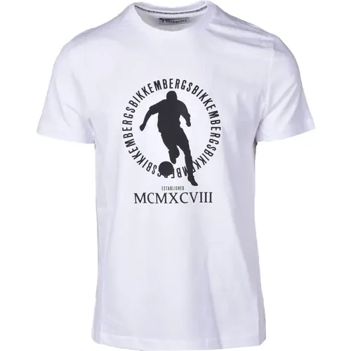 T-Shirts , male, Sizes: XL, M - Bikkembergs - Modalova