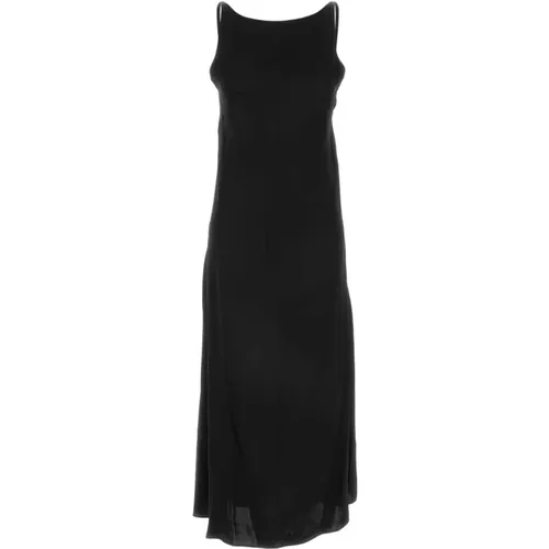 Elegantes Schwarzes Satin Junia Kleid - A.P.C. - Modalova