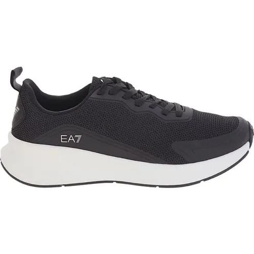 Laced Sneakers , male, Sizes: 8 UK, 8 2/3 UK, 9 1/3 UK, 10 UK, 6 2/3 UK - Emporio Armani EA7 - Modalova