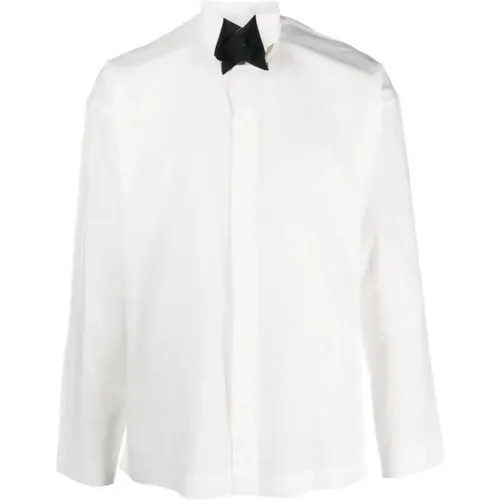 Contrast Collar Long Sleeve Shirt , male, Sizes: XL - Issey Miyake - Modalova