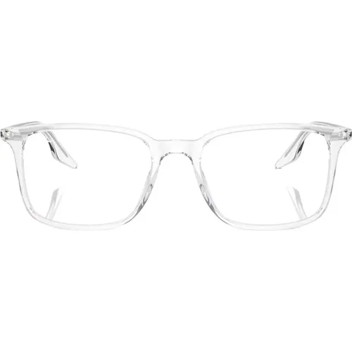 Crystal Silver Eyewear Frames , male, Sizes: 55 MM - Ray-Ban - Modalova