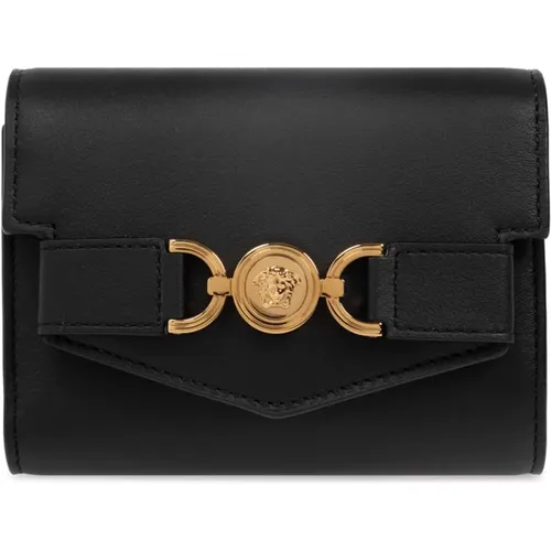 Geldbörse mit Logo , Damen, Größe: ONE Size - Versace - Modalova