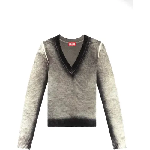 Stylische Sweaters für Männer und Frauen , Damen, Größe: L - Diesel - Modalova